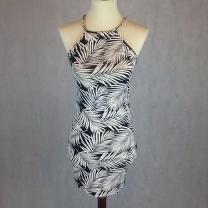 Bodycon Leaf Patterned Dress